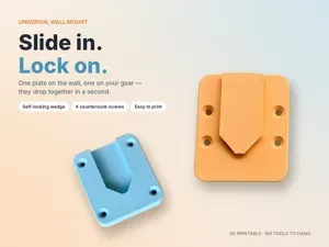 Universal Wall Mount Bracket – Slide-In Lock