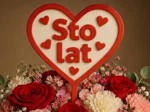 topper "Sto lat"