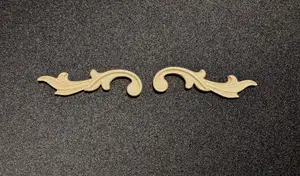 Mirrored Pair Of Decorative Moldings