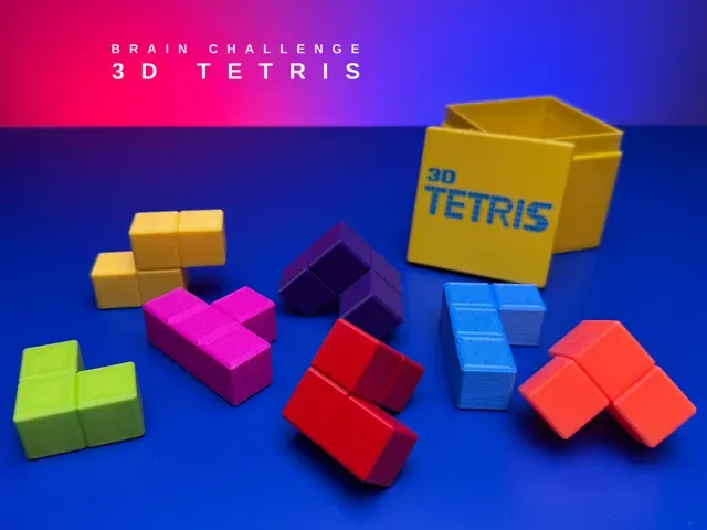 3D TETRIS - DESK GAME - BRAIN CHALLENGE — Фото 2 из 3