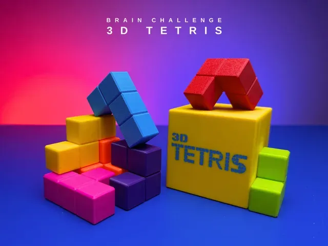 3D TETRIS - DESK GAME - BRAIN CHALLENGE — Фото 3 из 3