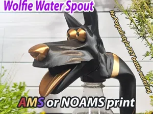 Wolfie Water Spout – Nu Pagodi style PET bottle