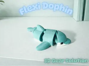 Flexi Dolphin - Portachiavi, Magnete e AMS