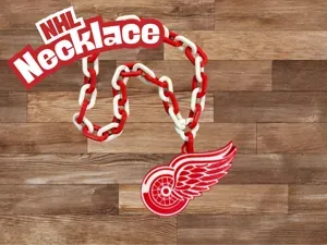 NHL Teams Chain Necklace - Detroit Red Wings