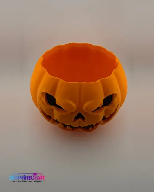 Grusel-Kürbis Süßigkeitenschale | Halloween — Фото 4 из 11