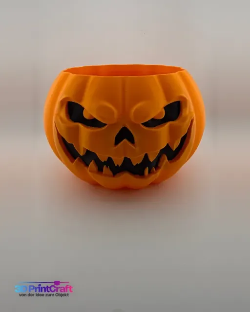 Grusel-Kürbis Süßigkeitenschale | Halloween — Фото 3 из 11