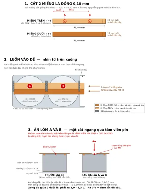 2x CR2450 Holder 3V Parallel - Solder-Free 6.98mm — Image 3 of 5
