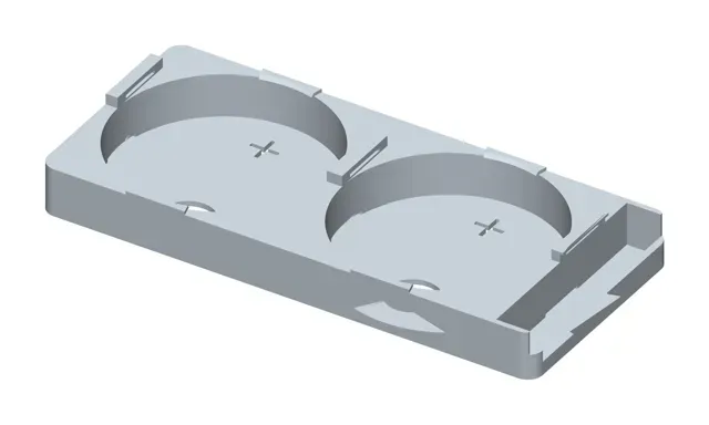 2x CR2450 Holder 3V Parallel - Solder-Free 6.98mm — Image 5 of 5