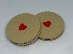 Ultra-Realistic Jammy Dodger Biscuit - Toy Food
