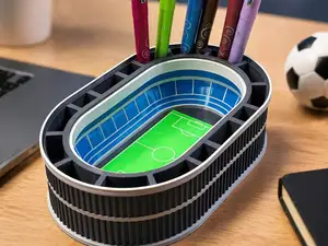 Mini Football Stadium – Pen Holder & Fan Organizer