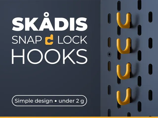 IKEA Skadis Basics - Snap Lock Hooks — Фото 2 из 4