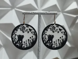 Aretes Guardián del Jardín Secreto