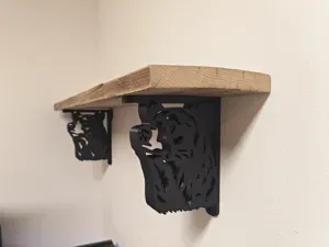 Bear shelf bracket (heavy duty)