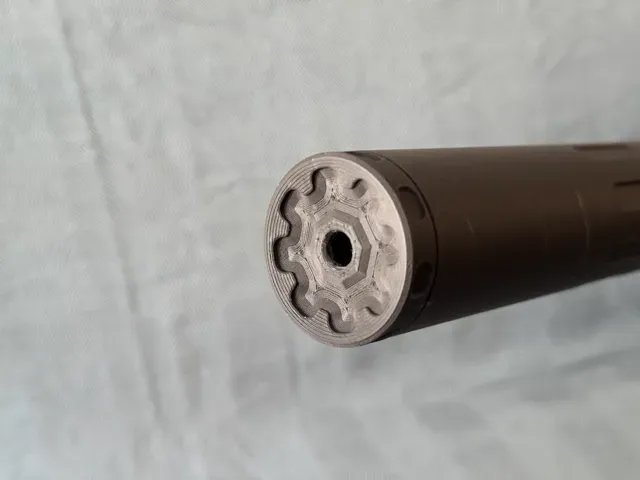 Airsoft Suppressor 15 M4/AR-15 14mm CCW — Фото 5 из 6