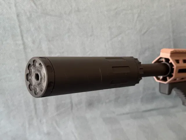 Airsoft Suppressor 15 M4/AR-15 14mm CCW — Фото 4 из 6