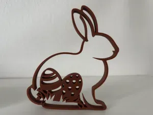 Deko Aufsteller Osterhase mit Ostereier