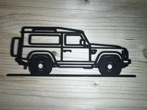Land Rover Defender Inspired Minimalist Wall Art
