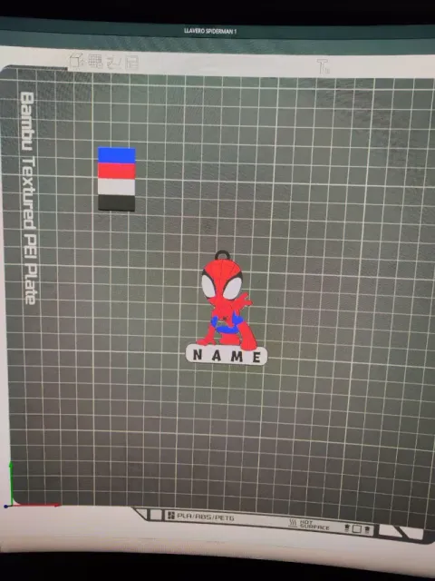 llavero spiderman1 tu nombre-spiderman keychain — Фото 5 из 5