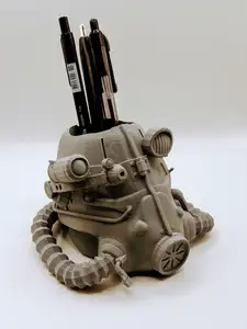 Fallout T-45 Power Armor Helmet Pen cup/organizer