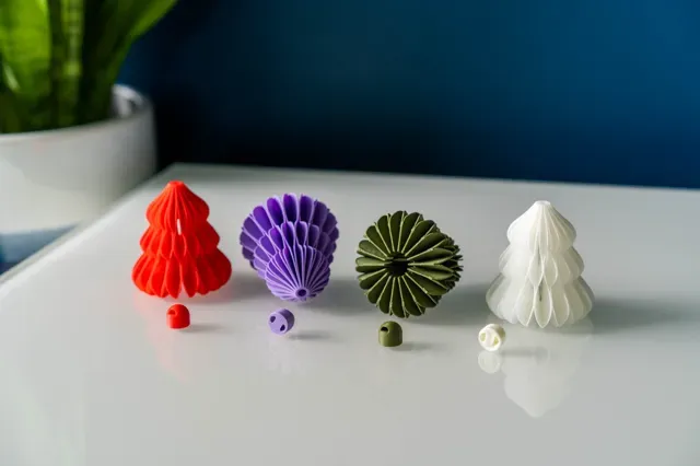 Honeycomb Christmas Tree Mini - Ornament Keychain — Фото 5 из 9