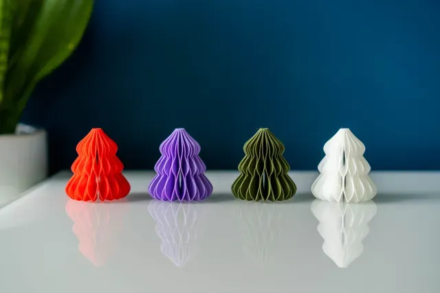 Honeycomb Christmas Tree Mini - Ornament Keychain — Фото 3 из 9