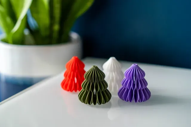 Honeycomb Christmas Tree Mini - Ornament Keychain — Фото 2 из 9