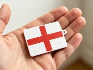 英格兰国旗钥匙链钥匙扣-世界各国家国旗2026美加墨世界杯-男孩涂色玩具