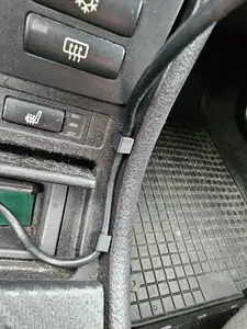 Small cable clip for the car cabin or tight spaces