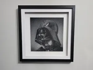 Darth Vader Halftone Wall Art by Ikonic3D