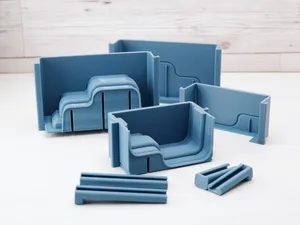 Stepped 2-Finger Handle Mould for Slipcasting