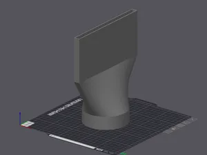Exhaust duct 100 mm