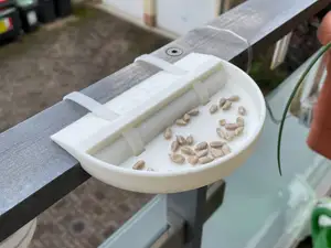 Bird and Squirrel Feeder for Balcony Railing (V2)