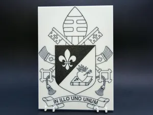 Papal Coat of Arms - In Illo Uno Unum