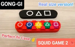 Squid Game 2: Gonggi Realsize marbles (with Base)