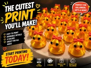 Mini Girl Bow Duck – Tiny Cruise Duck
