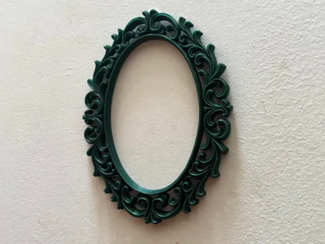 Victorian Gothic Oval Frame Goth Decor Wall Decor