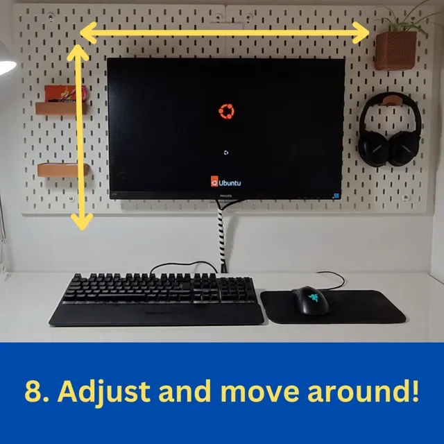 SKADIS Pegboard VESA Monitor Adapter/Mount v2 IKEA — Фото 7 из 7