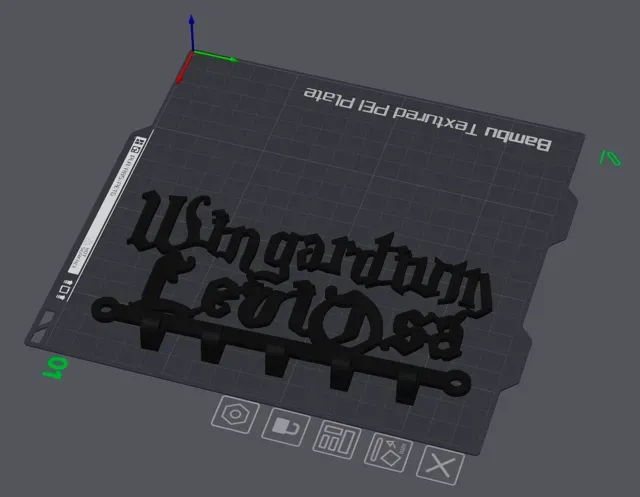 Wall key hanger Harry Potter Wingardium Leviosa — Image 5 of 6