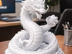 Spiral Guardian Dragon – Highly Detailed Mythical