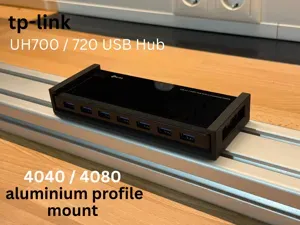 TP Link UH720 USB Hub holder (4040 / 4080 profile)