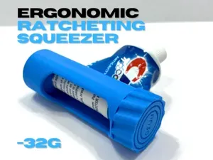 Ratcheting Ergonomic Toothpaste Squeezer
