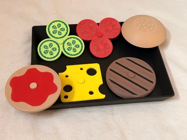 Montessori Burger Meal Play Set — Фото 6 из 9