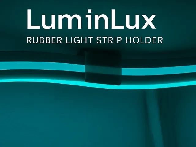 5mm LED Neon Strip Holder & Cable Clip | LuminLux
