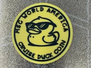 MSC WORLD AMERICA DUCK COIN