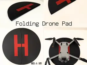 Folding Drone Launch/Landing Pad