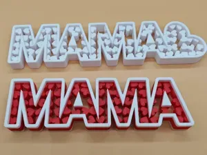 Muttertag Mama Aufsteller Display Herzen
