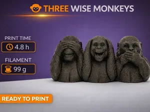 Affen – See No Evil Hear No Evil Speak No Evil