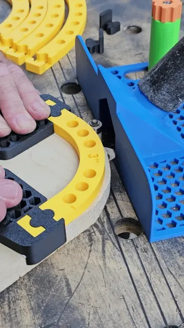 Imperial Corner Radius Router Jig – Large Set