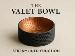 THE VALET BOWL TEXTURED – Elegance Meets Function