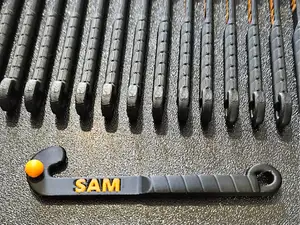 Field Hockey Stick Keychain w/ ball & better font